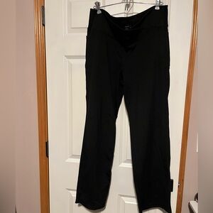Set of two black flare bootcut leggings yoga pants Size XL